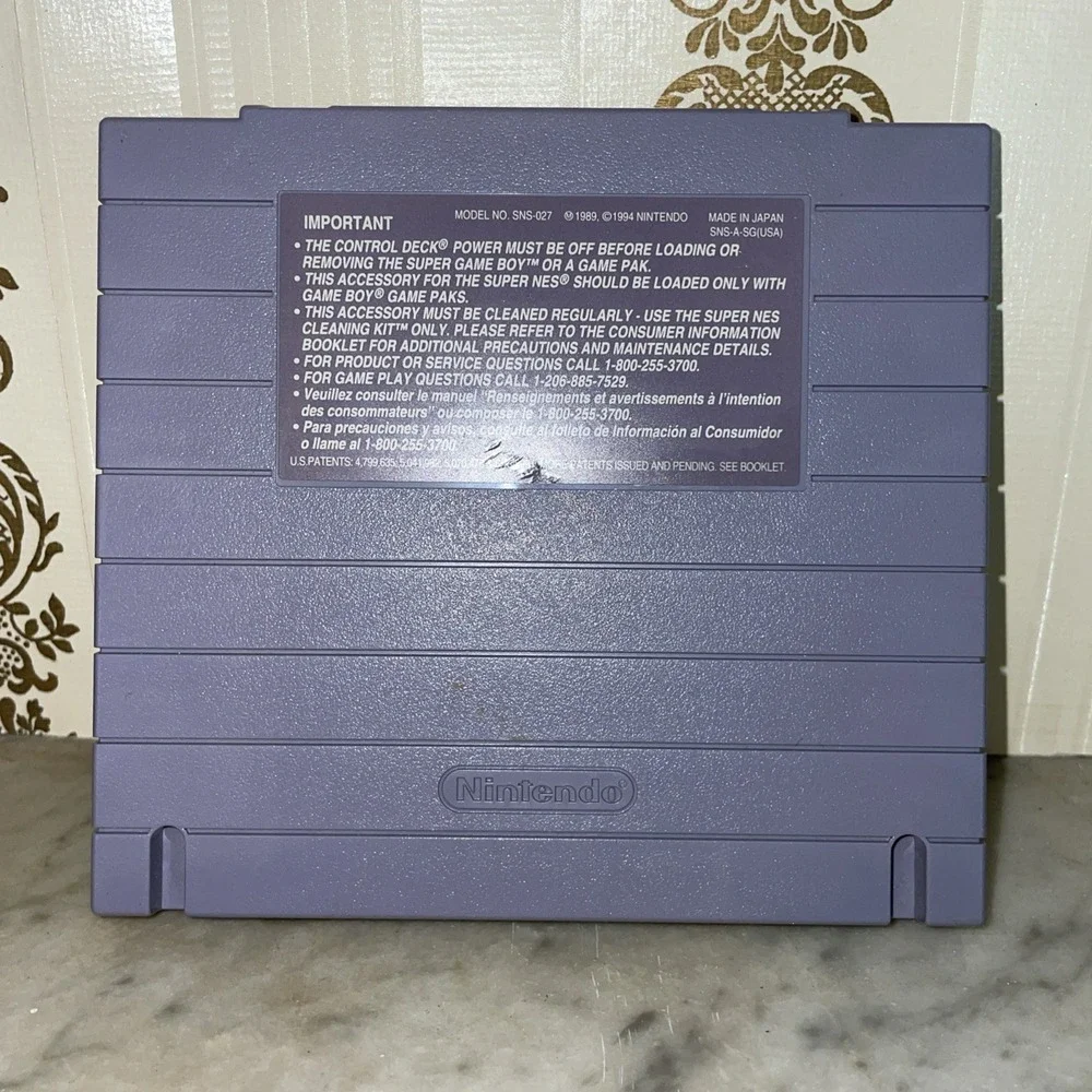 Super Game Boy SNES Adapter Cartridge Nintendo Authentic OEM Tested Working